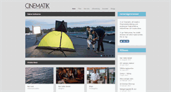 Desktop Screenshot of cinematik.se