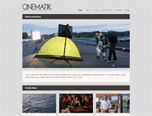 Tablet Screenshot of cinematik.se